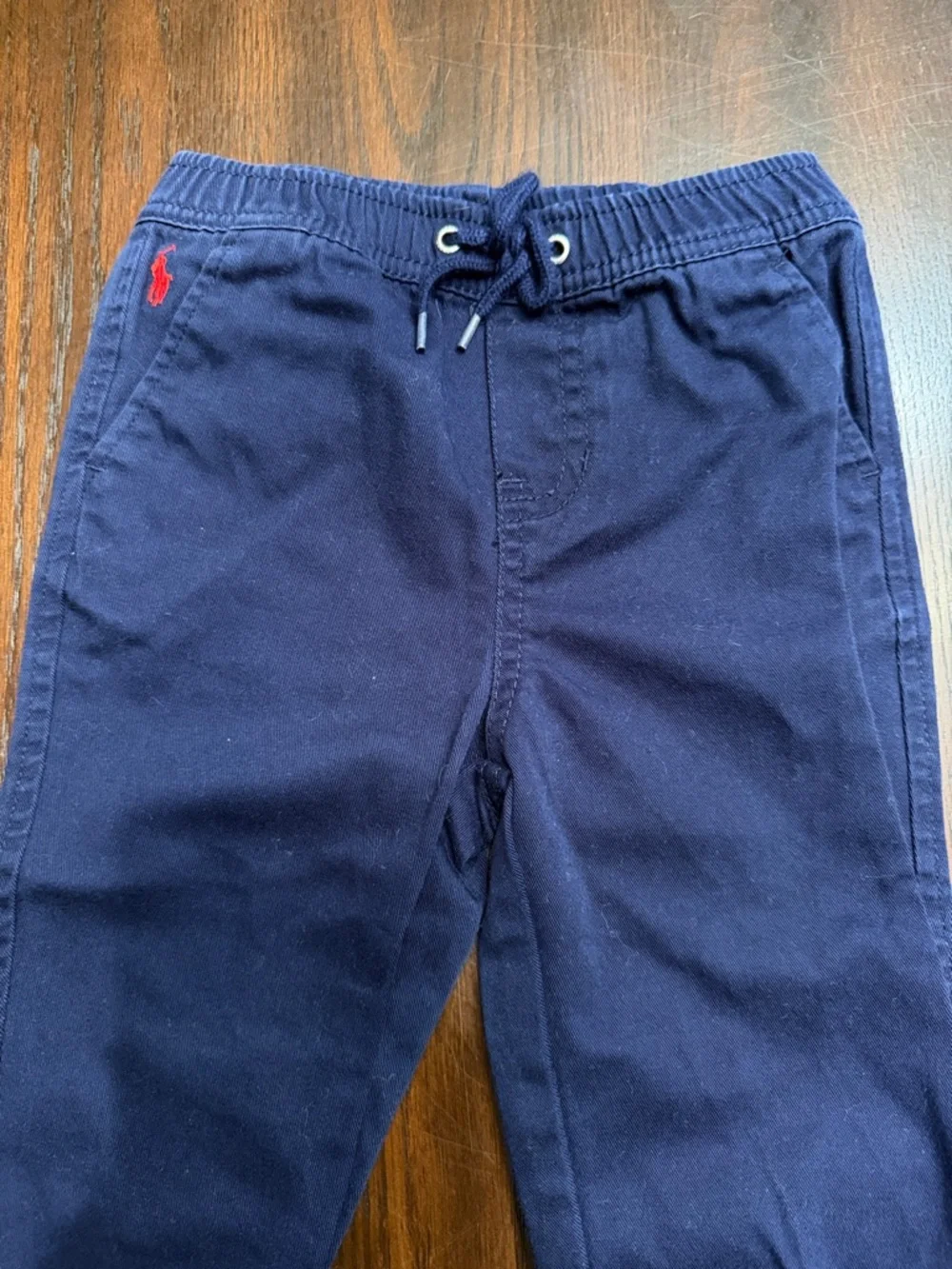 Polo Ralph Lauren 2 Piece Toddler Boy Plaid Shirt Jogger Set 18M